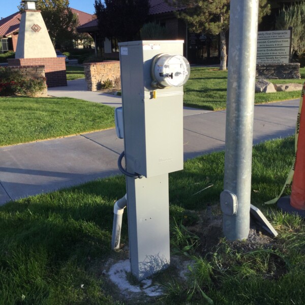 Power Pedestal Utility Meter